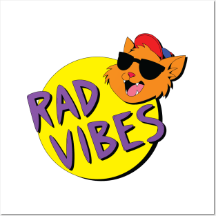 Rad Vibes (text version 2) Posters and Art